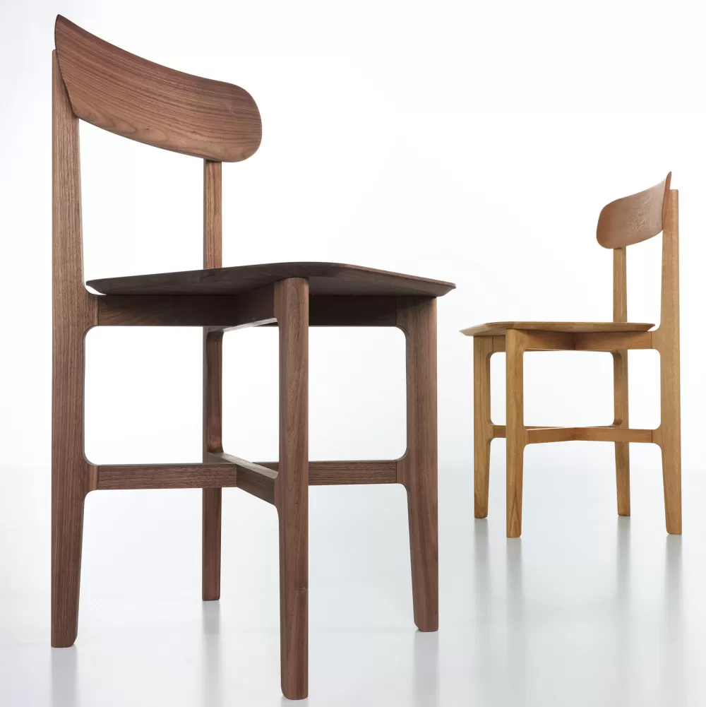 Sedie^Zeitraum 1.3 Chair | Sedia Da Pranzo | Noce Americano