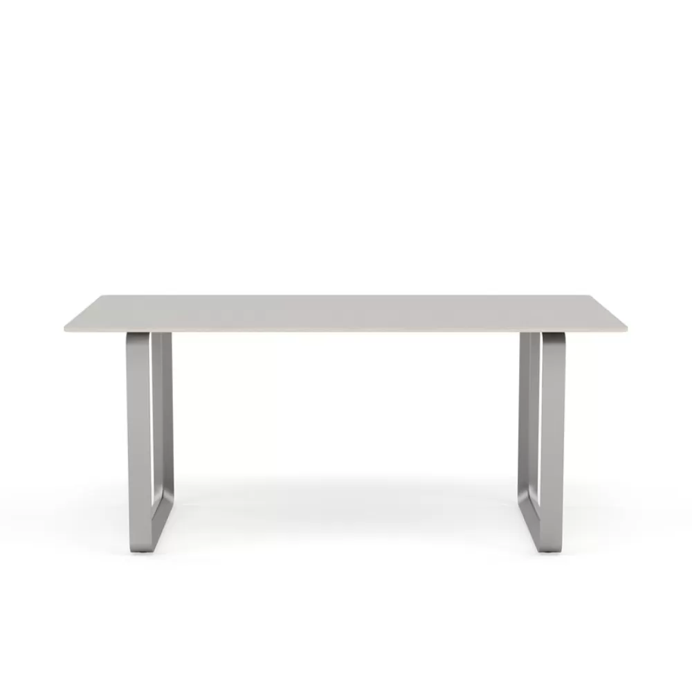 Scrivanie E Tavoli Da Ufficio^Muuto 70/70 Table | Scrivania | Linoleum Grigio