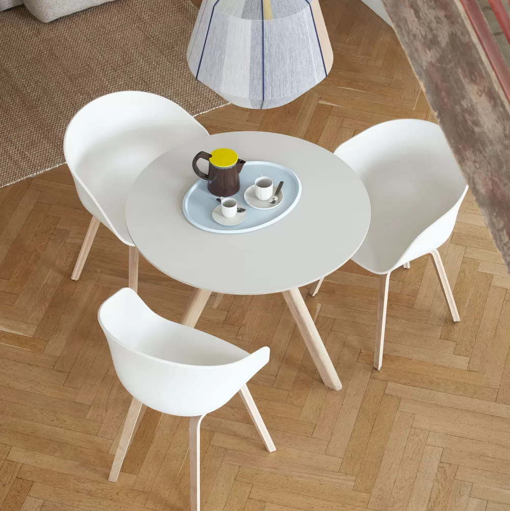 Sedie^HAY Aac 22 Chair | Sedia | Rovere/Bianco Crema