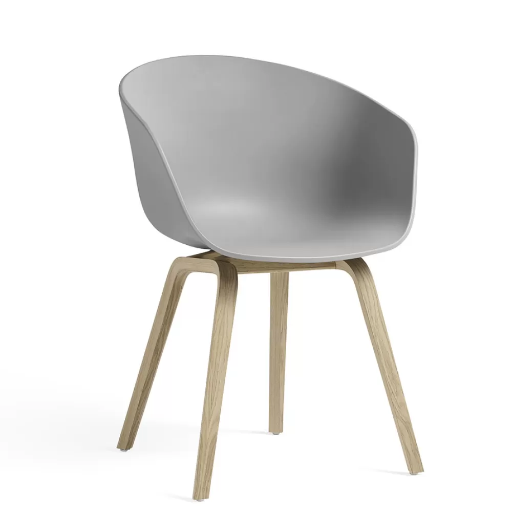 Sedie^HAY Aac 22 Chair | Sedia | Rovere/Grigio