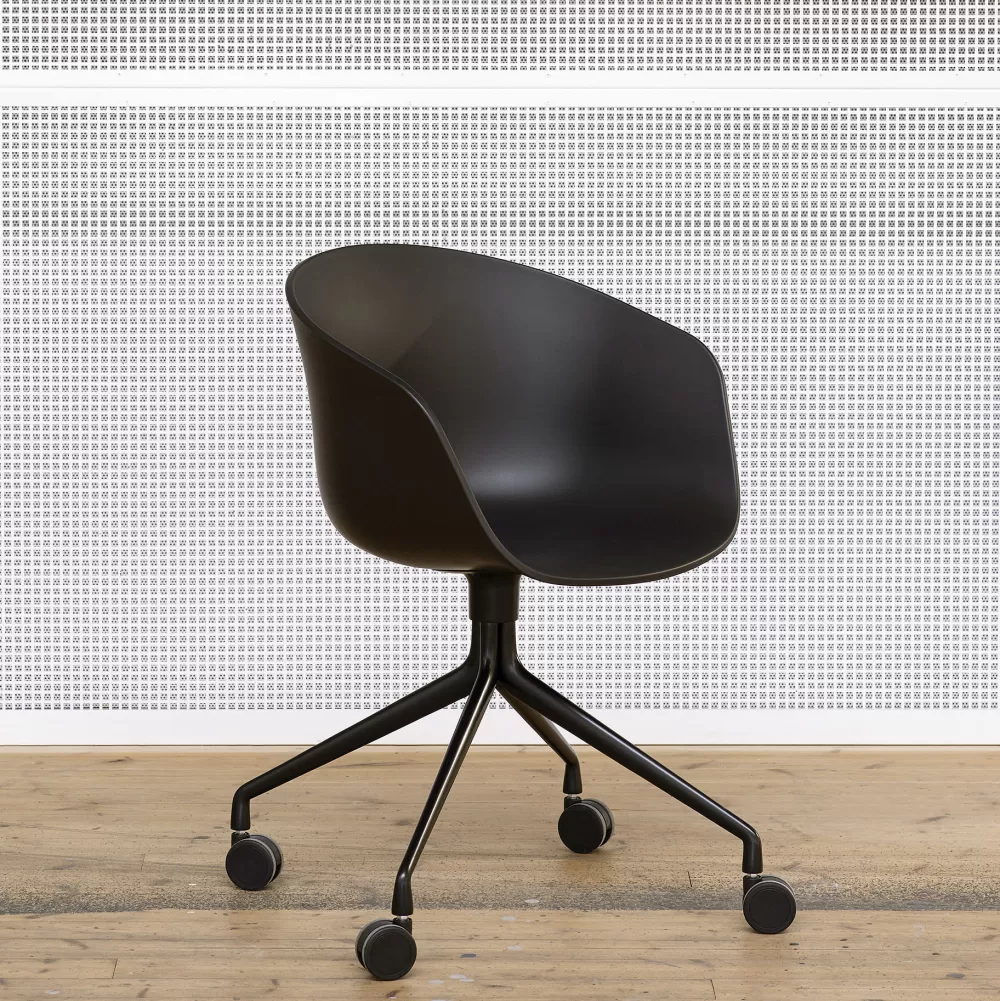 Sedie^HAY Aac 24 Chair | Sedia Girevole | Nero