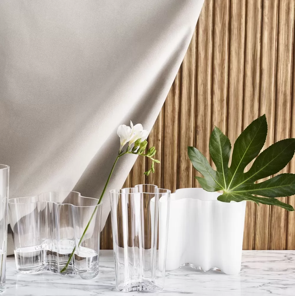 Vasi^Iittala Aalto Vaso | Bianco - 160Mm