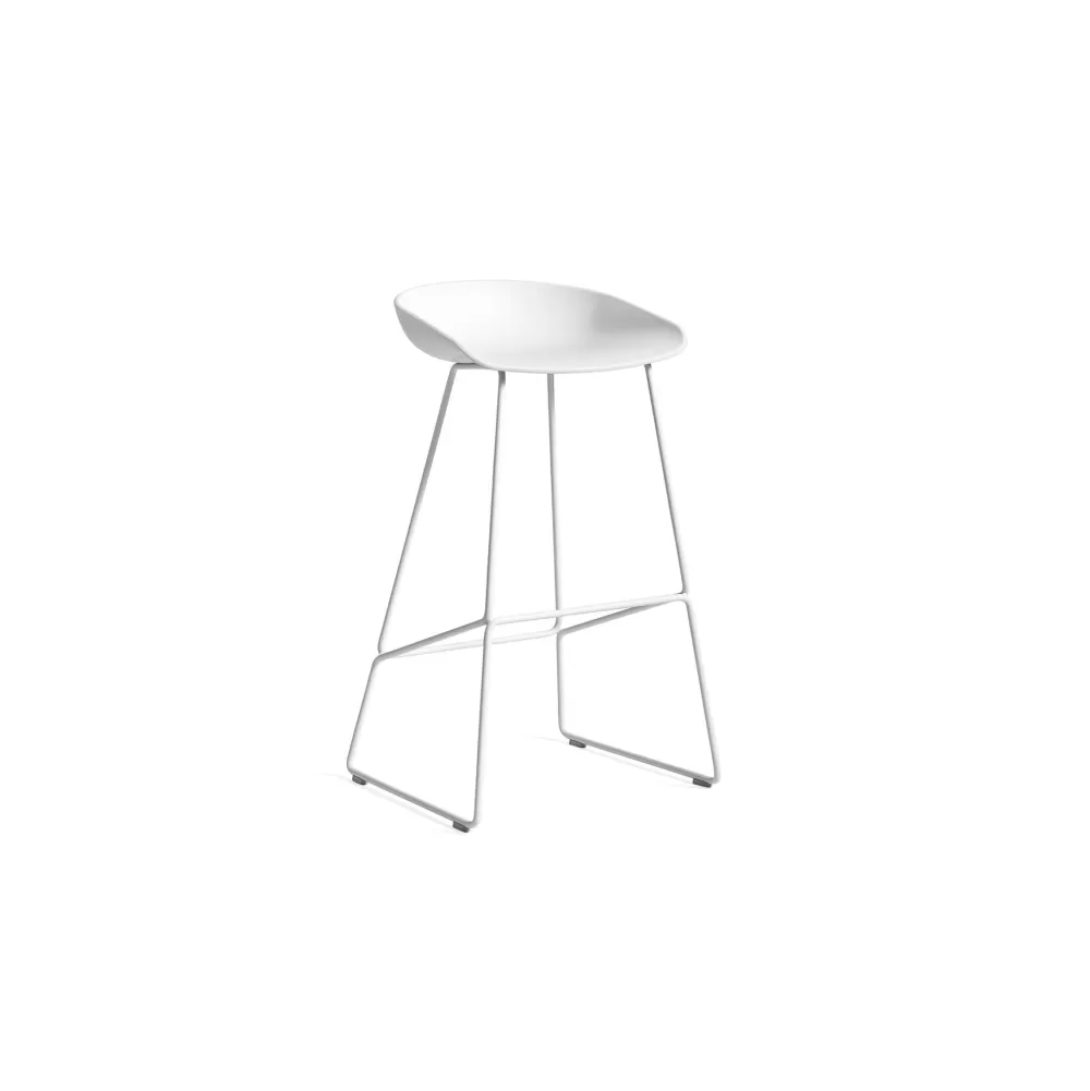 Sgabelli^HAY Aas 38 Bar Stool | Sgabello Da Bar | Bianco