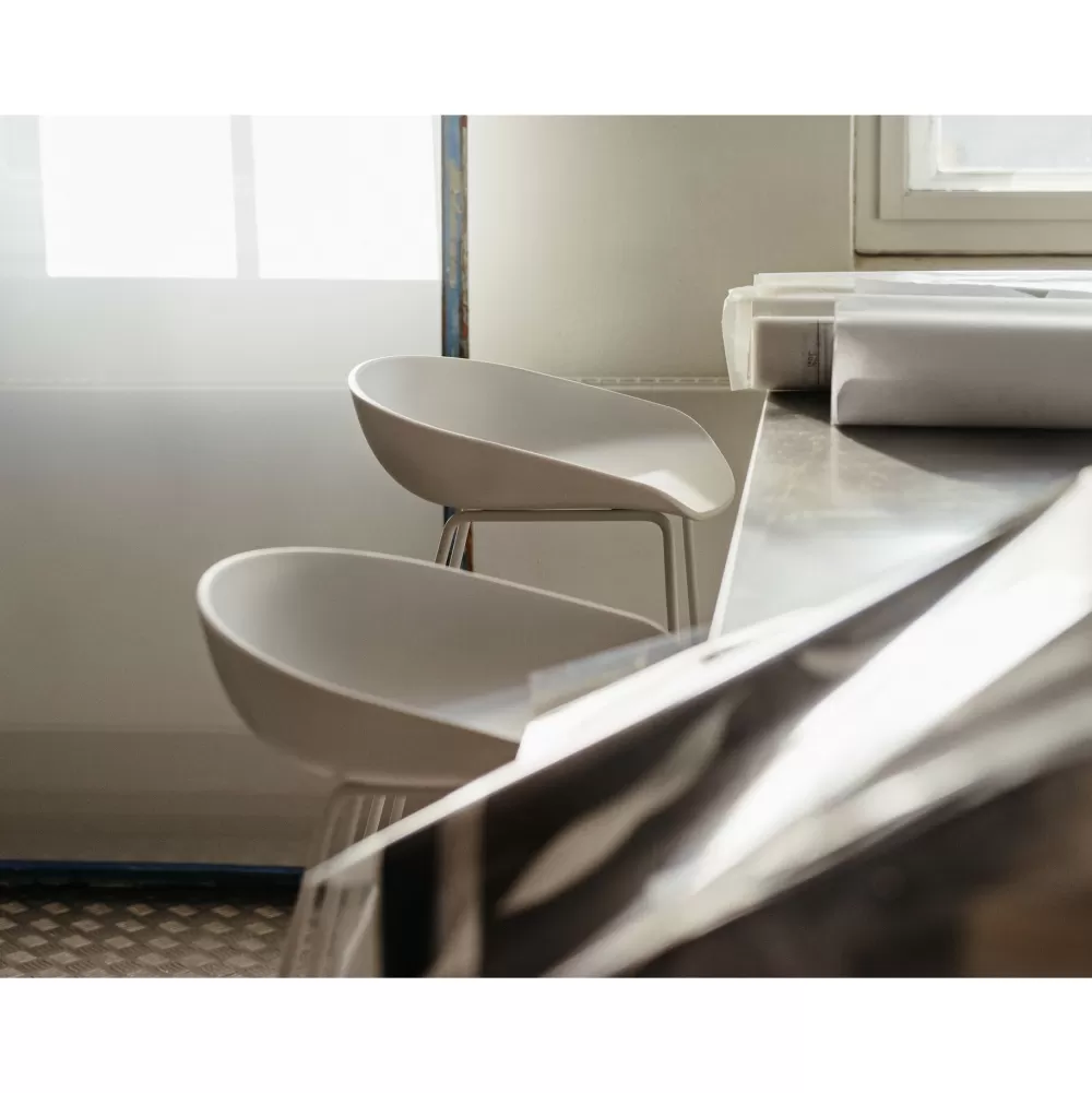 Sgabelli^HAY Aas 38 Bar Stool | Sgabello Da Bar | Bianco