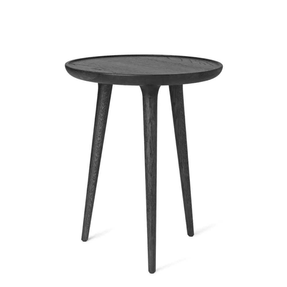 Tavolini^Mater Accent Cafe Table | Tavolino O 70 | Rovere Grigio Sirka