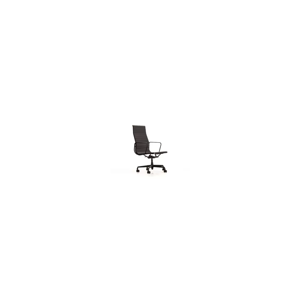 Sedie Da Ufficio^Vitra Aluminium Chair Ea 119 | Poltrona Ufficio | Pelle Asfalto