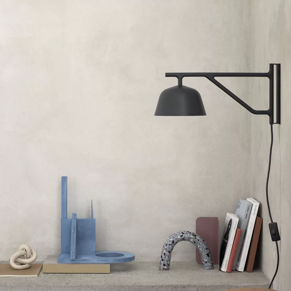 Lampade Da Parete^Muuto Ambit Wall Lamp | Lampada Da Terra | Nera