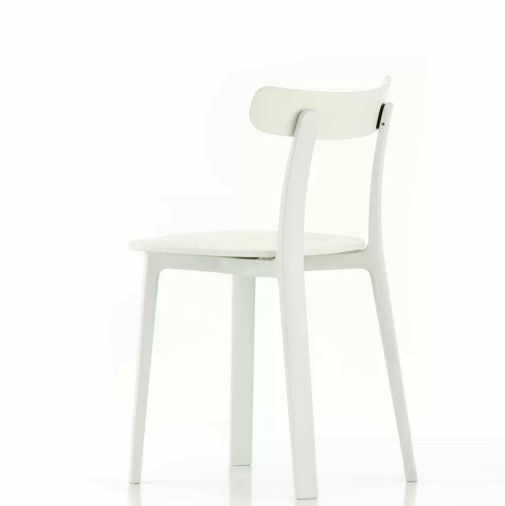 Sedie^Vitra Apc - All Plastic Chair | Sedia | Bianco, Due Tonalita