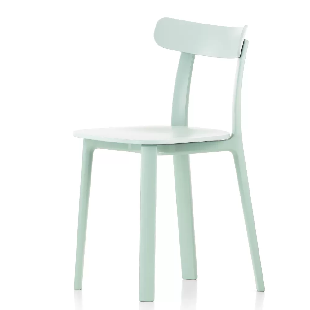 Sedie^Vitra Apc - All Plastic Chair | Sedia | Grigio Ghiaccio, Due Tonalita