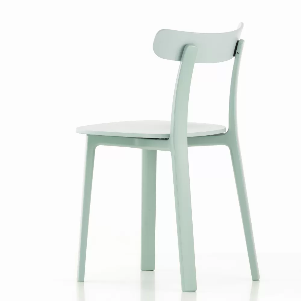 Sedie^Vitra Apc - All Plastic Chair | Sedia | Grigio Ghiaccio, Due Tonalita