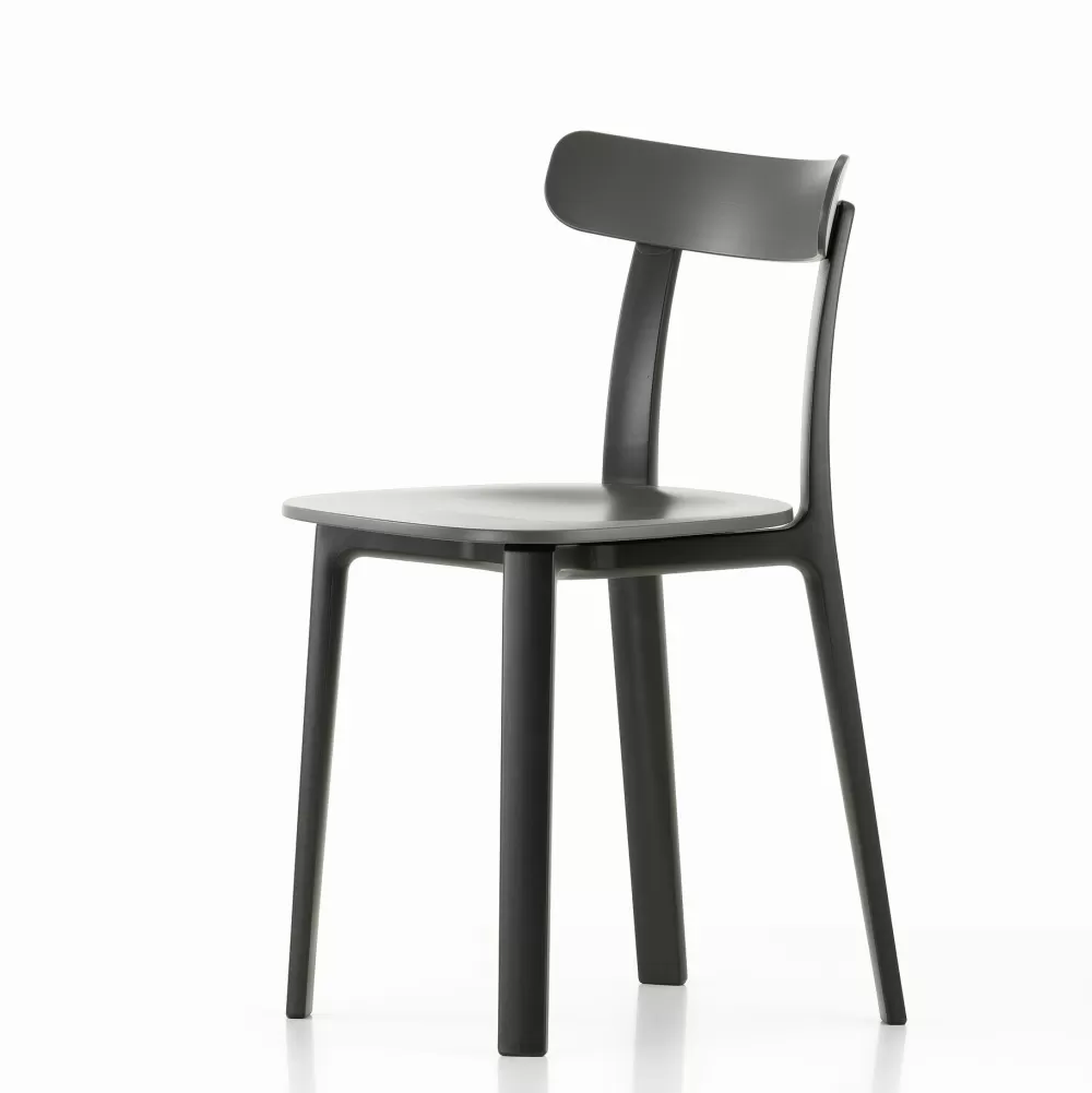 Sedie^Vitra Apc - All Plastic Chair | Sedia | Grigio Grafite, Due Tonalita