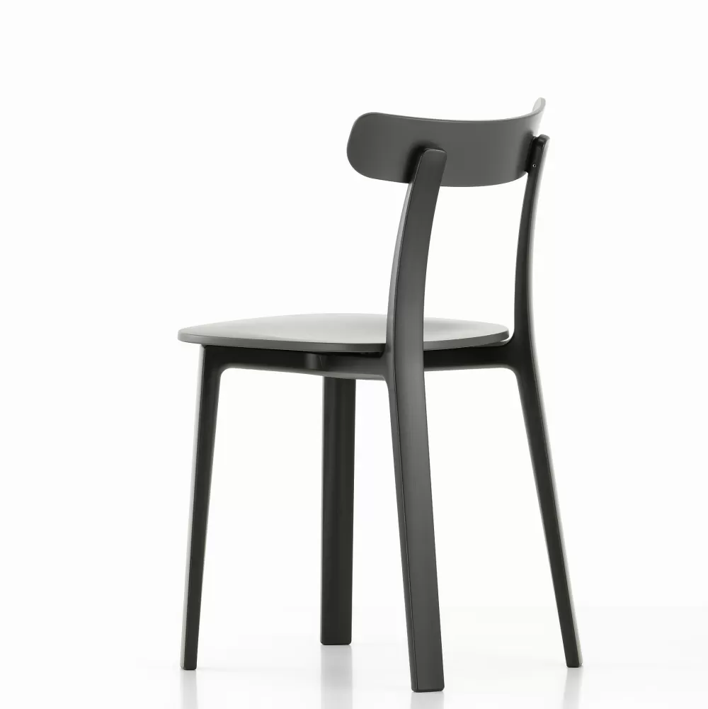 Sedie^Vitra Apc - All Plastic Chair | Sedia | Grigio Grafite, Due Tonalita