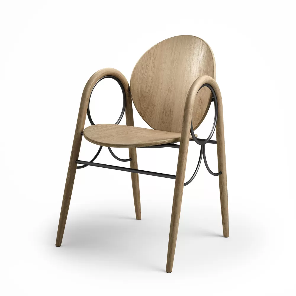 Sedie^Brdr. Krüger Arkade Chair | Sedia | Rovere Oliato