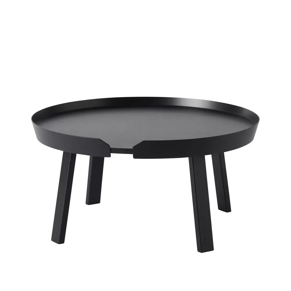 Tavolini^Muuto Around Coffee Table L | Tavolino | Nero