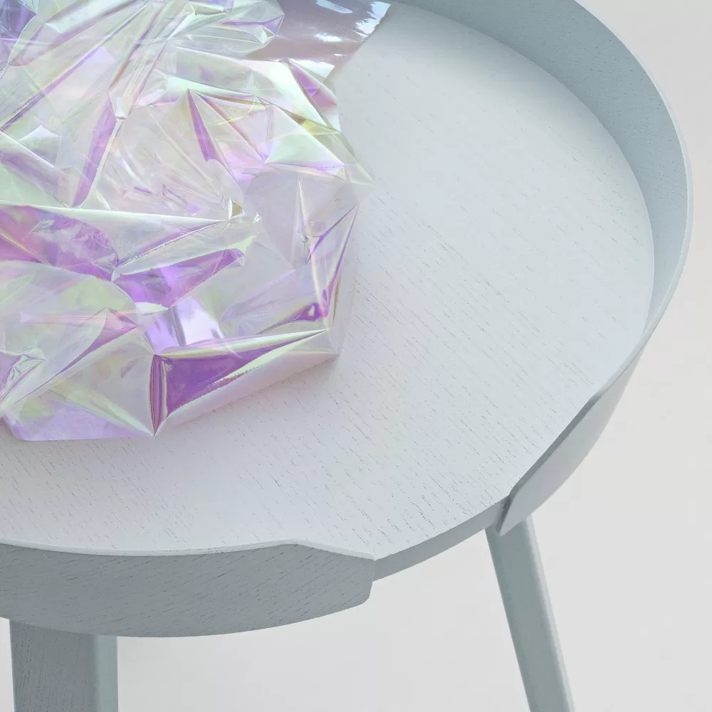Tavolini^Muuto Around Coffee Table S | Tavolino | Azzurro Chiaro