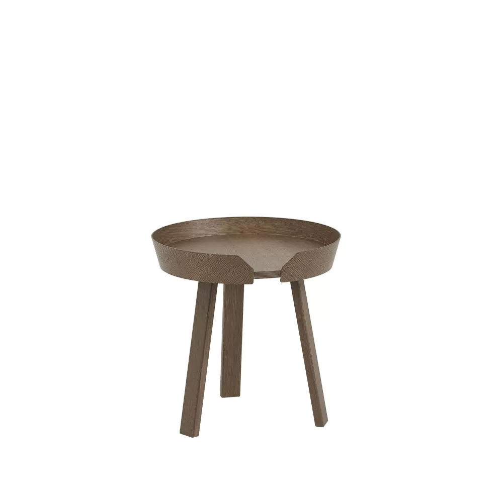 Tavolini^Muuto Around Coffee Table S | Tavolino | Marrone Scuro