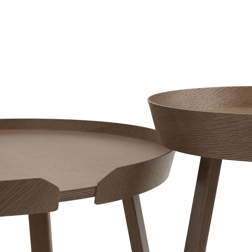 Tavolini^Muuto Around Coffee Table S | Tavolino | Marrone Scuro