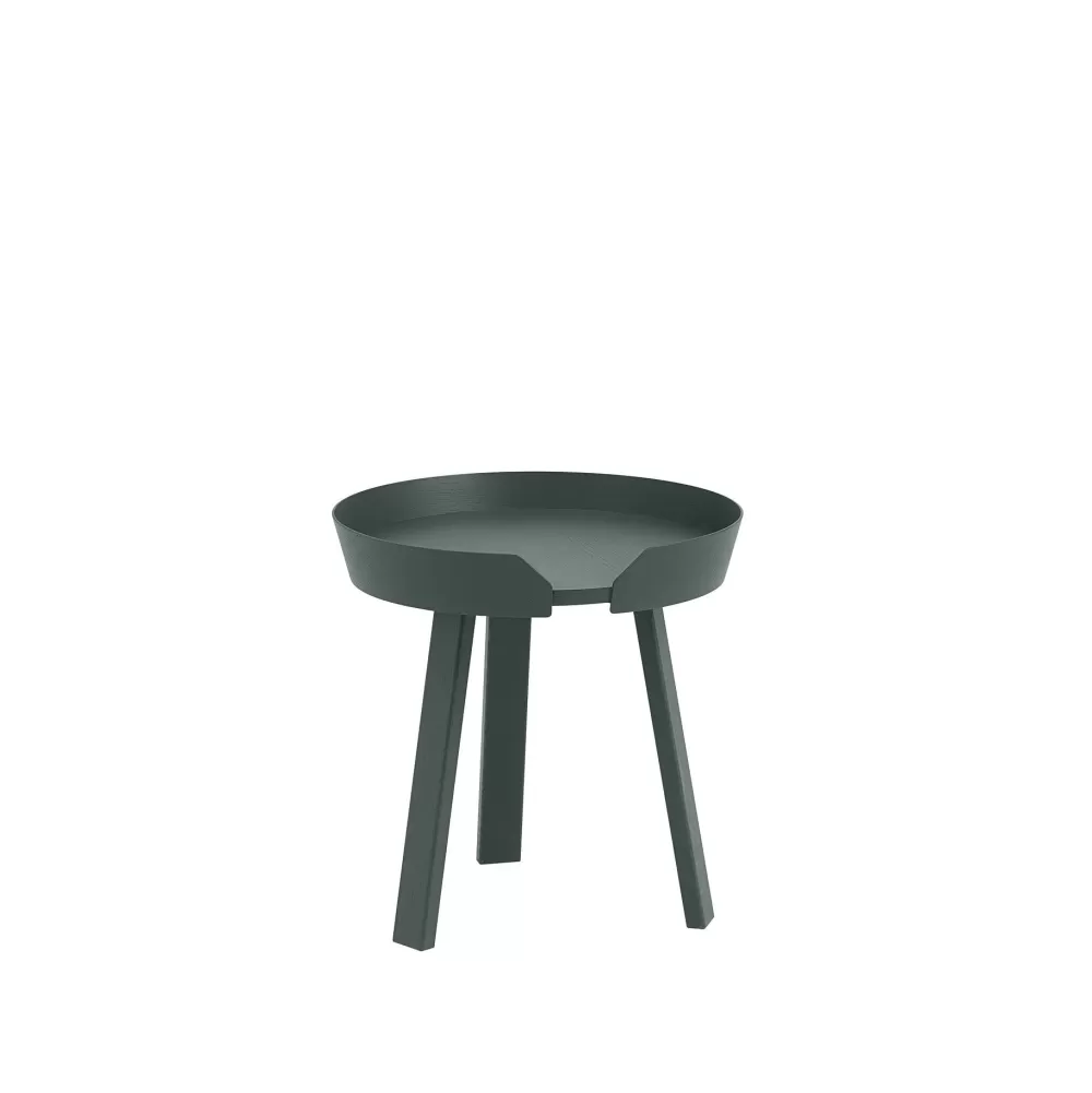 Tavolini^Muuto Around Coffee Table S | Tavolino | Verde Scuro