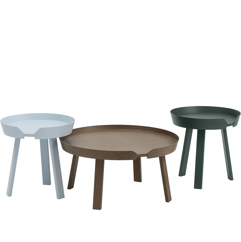 Tavolini^Muuto Around Coffee Table S | Tavolino | Verde Scuro