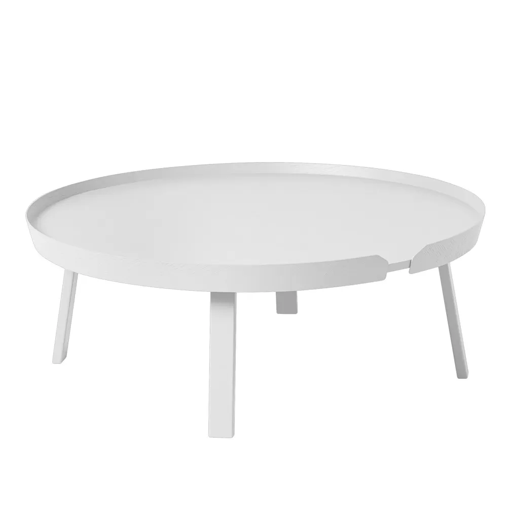 Tavolini^Muuto Around Coffee Table Xl | Tavolino | Bianco
