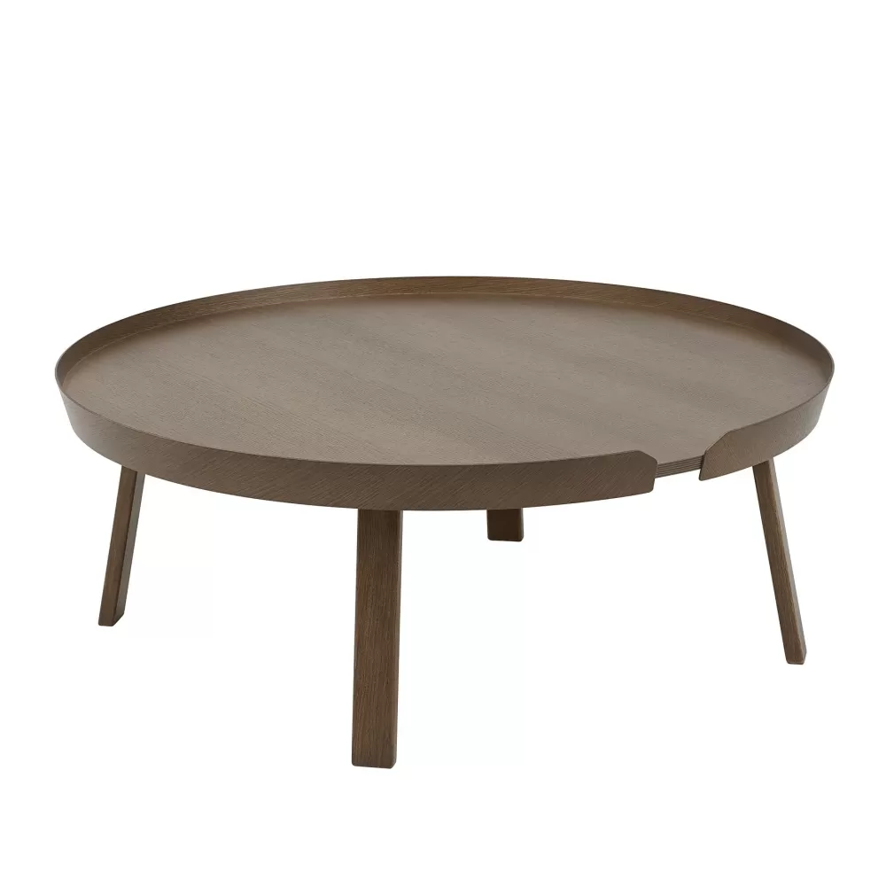 Tavolini^Muuto Around Coffee Table Xl | Tavolino | Marrone Scuro