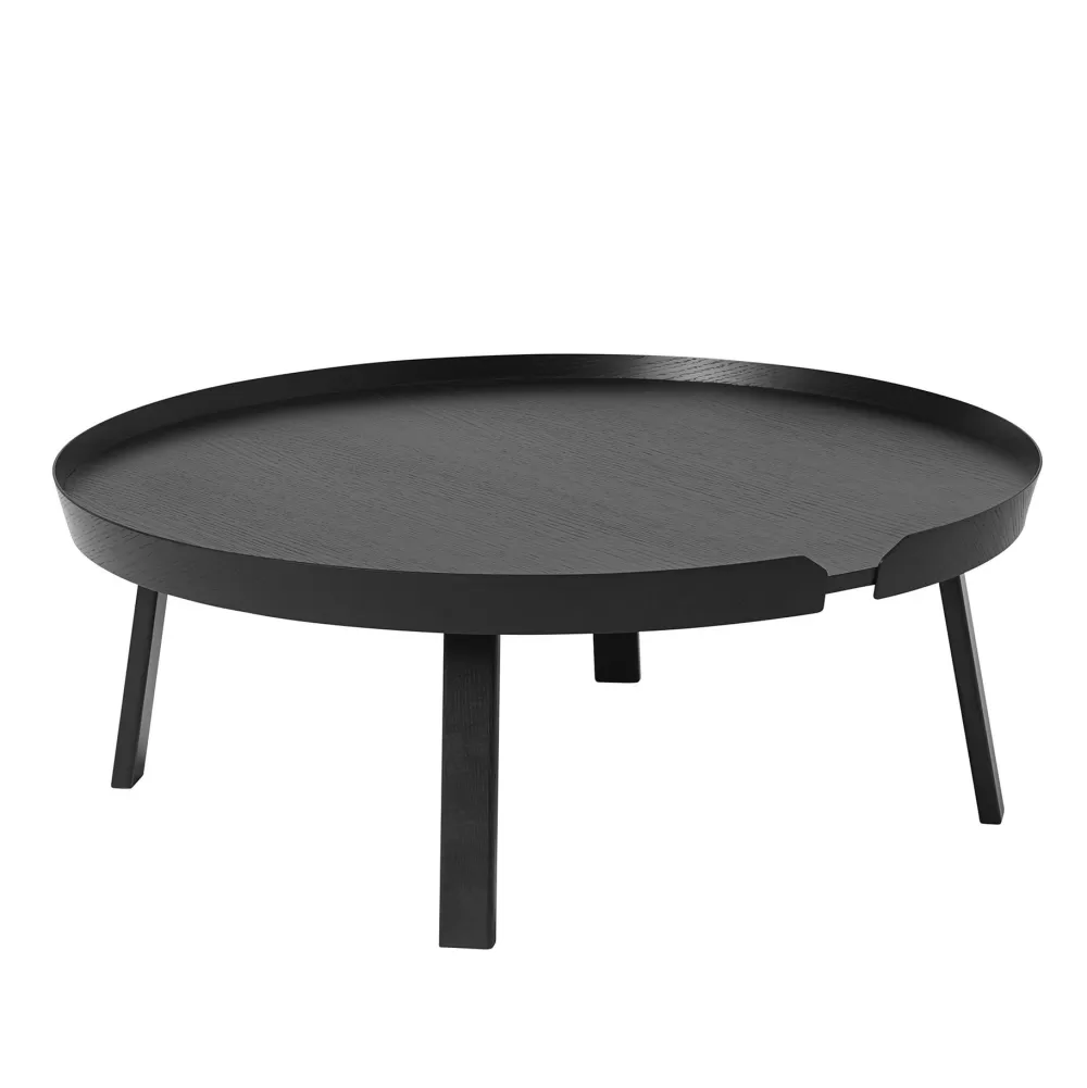 Tavolini^Muuto Around Coffee Table Xl | Tavolino | Nero