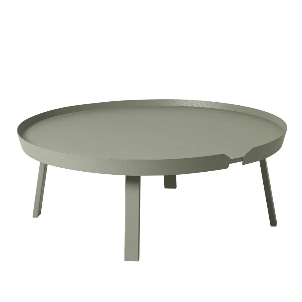 Tavolini^Muuto Around Coffee Table Xl | Tavolino | Dusty Green
