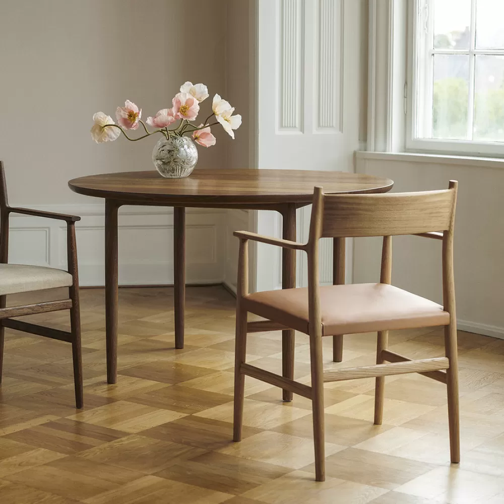 Sedie^Brdr. Krüger Arv Chair | Sedia Con Braccioli | Pelle Cognac