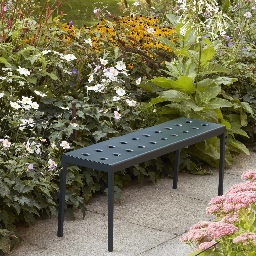 Sedie Per Esterni^HAY Balcony Bench | Panca Per Esterni | Verde Foresta