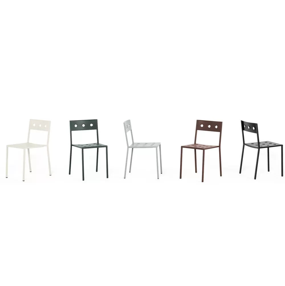Sedie Per Esterni^HAY Balcony Chair | Sedia Per Esterni | Bianco Gesso