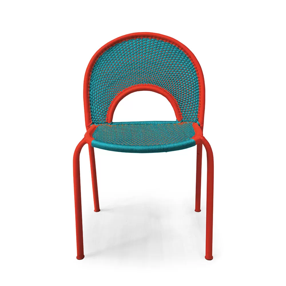 Sedie^Moroso Banjooli | Sedia - Rosso / Azzurro