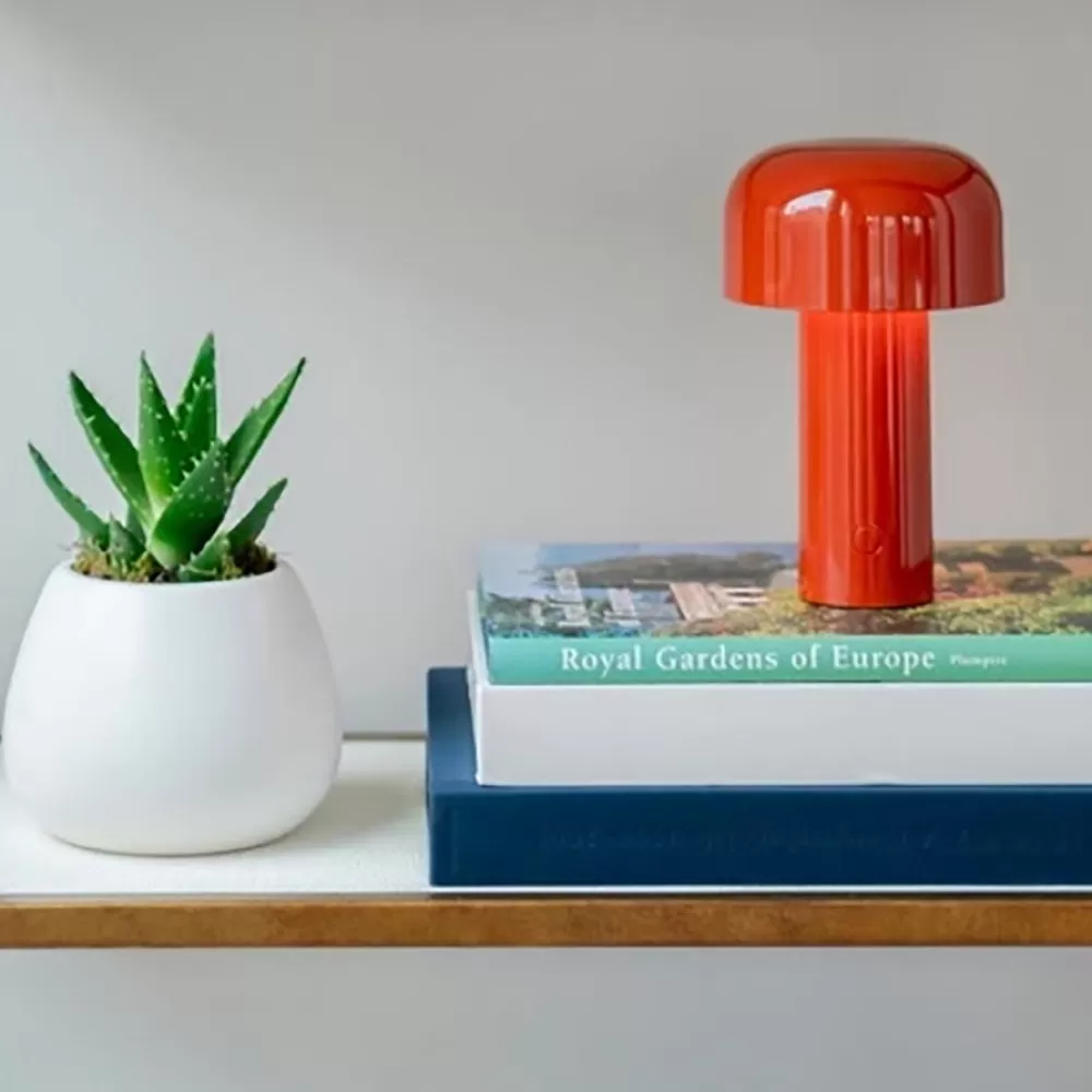 Lampade Da Tavolo^Flos Bellhop Battery | Lampada Da Tavolo | Rosso Mattone