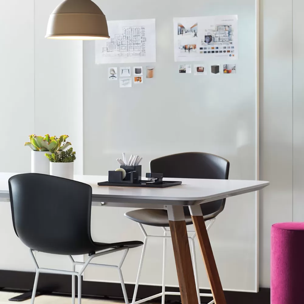 Sgabelli^Knoll Bertoia Plastic Bar Stool | Sgabello Bar | Bianco/Nero