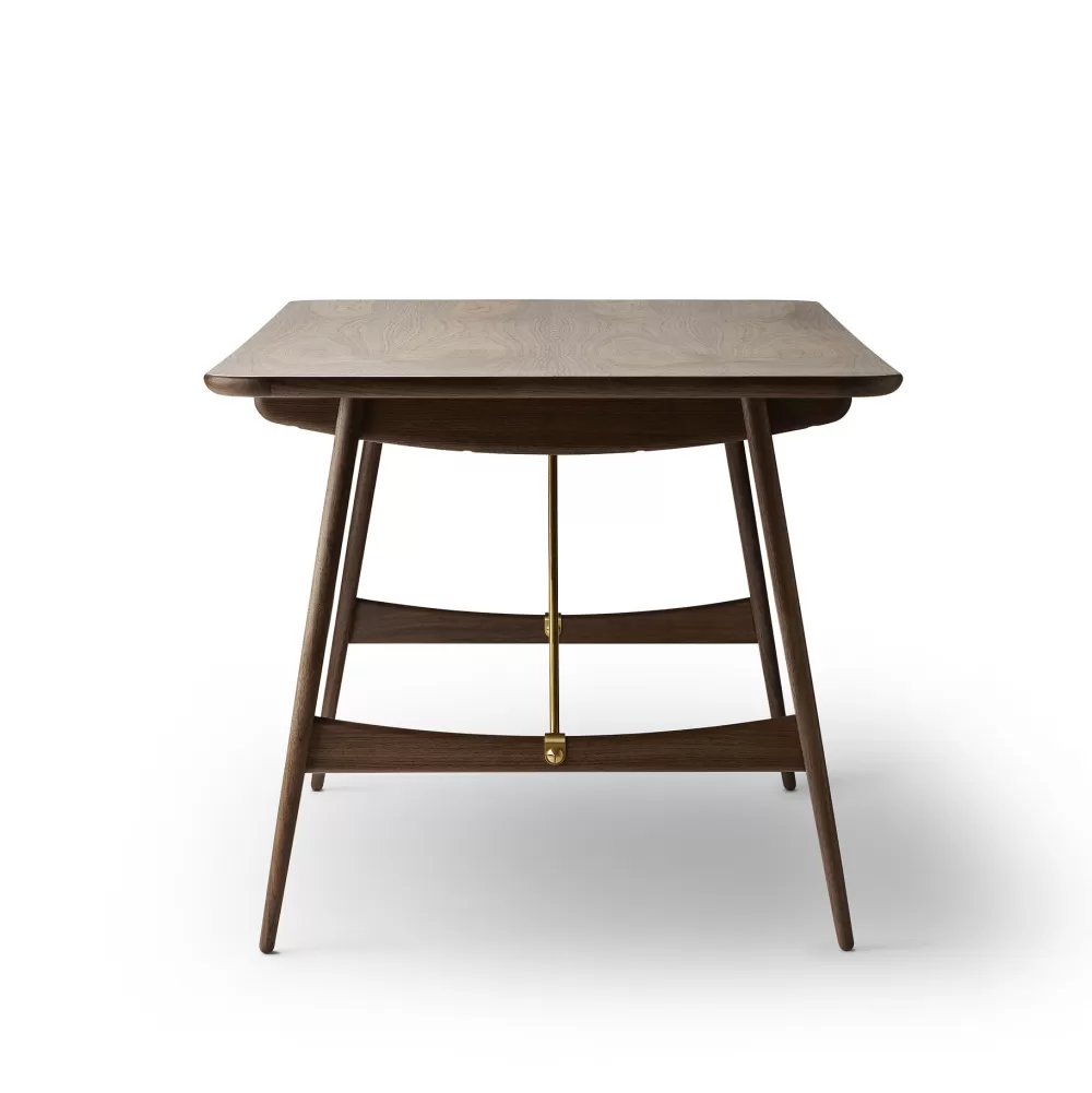 Tavoli Fissi^Carl Hansen & Søn Bm1160 | Tavolo - Noce Oliato/Ottone