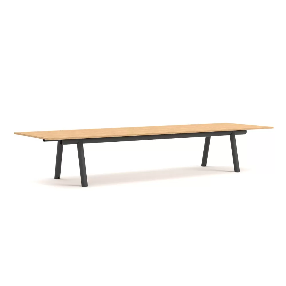 Tavoli Fissi^HAY Boa | Tavolo | Rovere/Nero - L 420