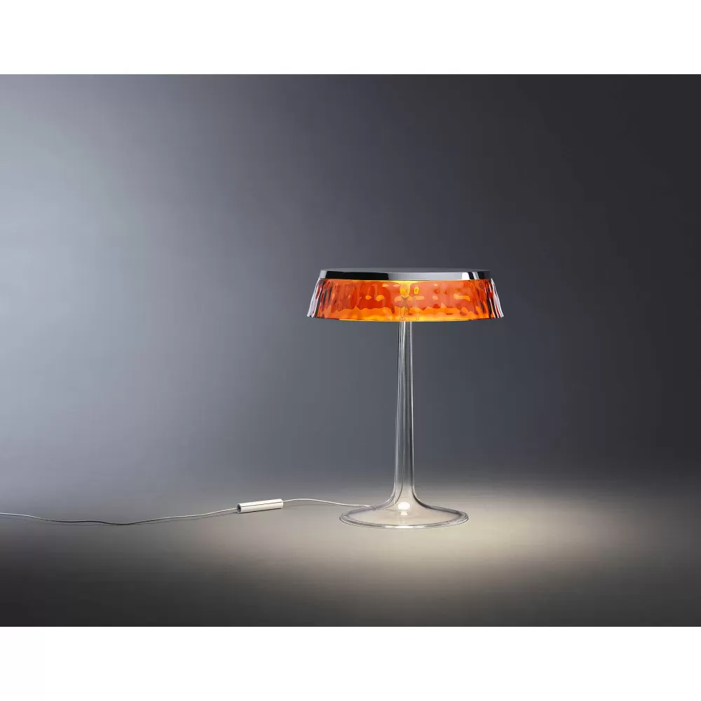 Lampade Da Tavolo^Flos Bon Jour | Cromo - Corona Ambra