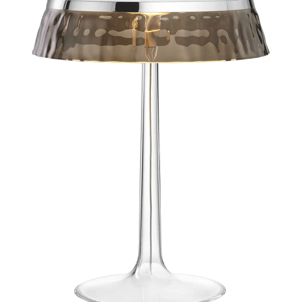 Lampade Da Tavolo^Flos Bon Jour | Cromo - Corona Fume