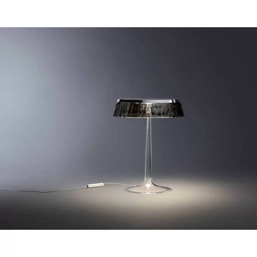 Lampade Da Tavolo^Flos Bon Jour | Cromo - Corona Fume