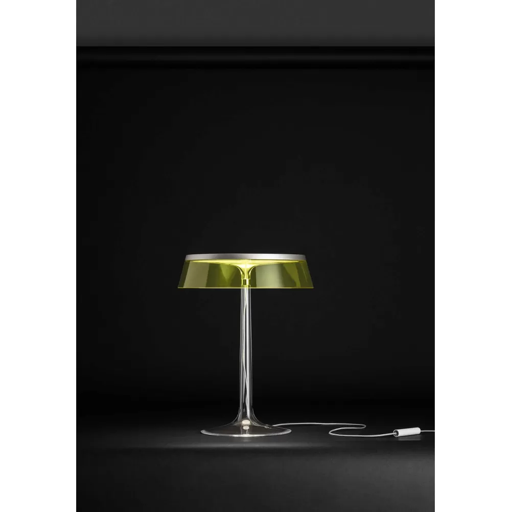 Lampade Da Tavolo^Flos Bon Jour | Cromo - Corona Giallo