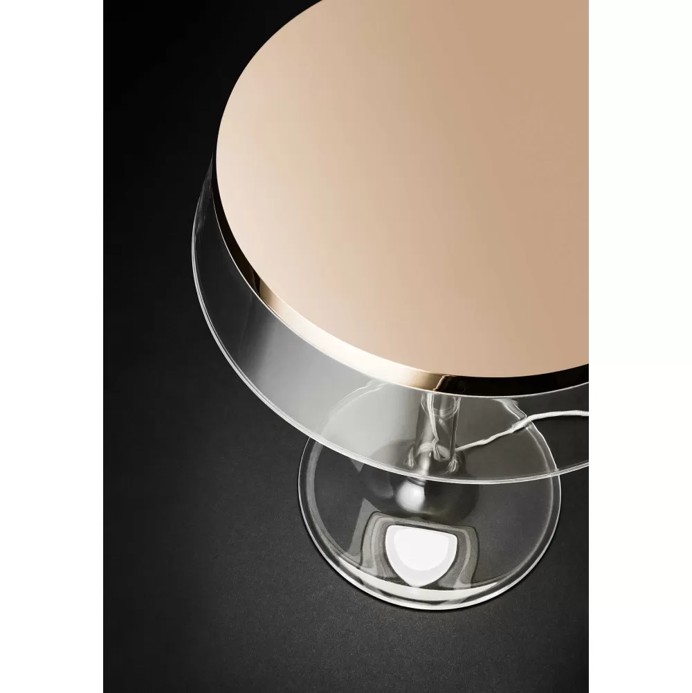 Lampade Da Tavolo^Flos Bon Jour | Rame - Corona Trasparente