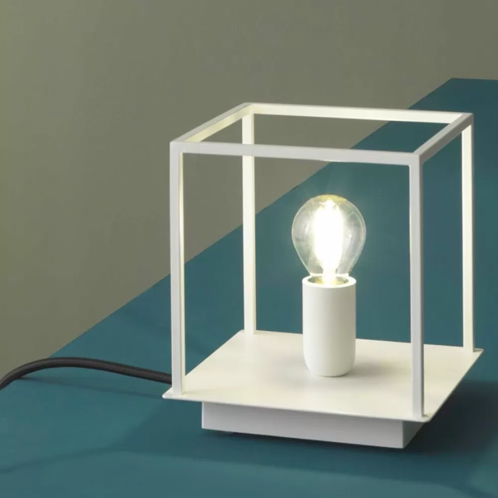 Lampade Da Tavolo^Zava Box | Lampada Da Tavolo - Ral 9010