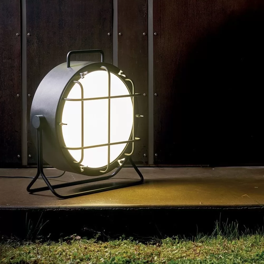 Lampade Da Terra^Zava Cantiere Con Griglia Dali/Push | Lampada Outdoor Da Terra