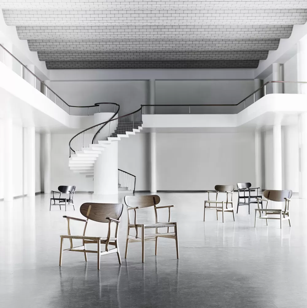 Sedie^Carl Hansen & Søn Ch22 | Sedia | Rovere E Noce - Paper Cord