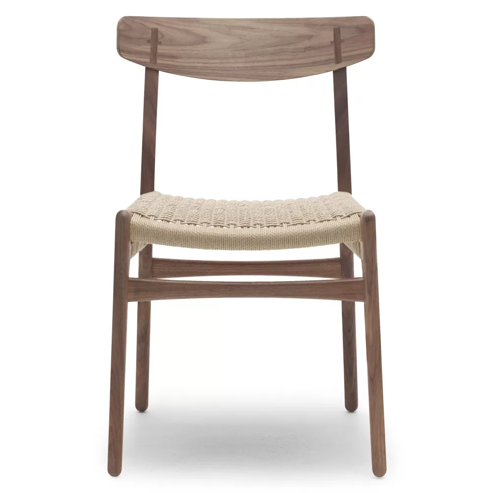 Sedie^Carl Hansen & Søn Ch23 | Sedia | Noce Oliato - Paper Cord