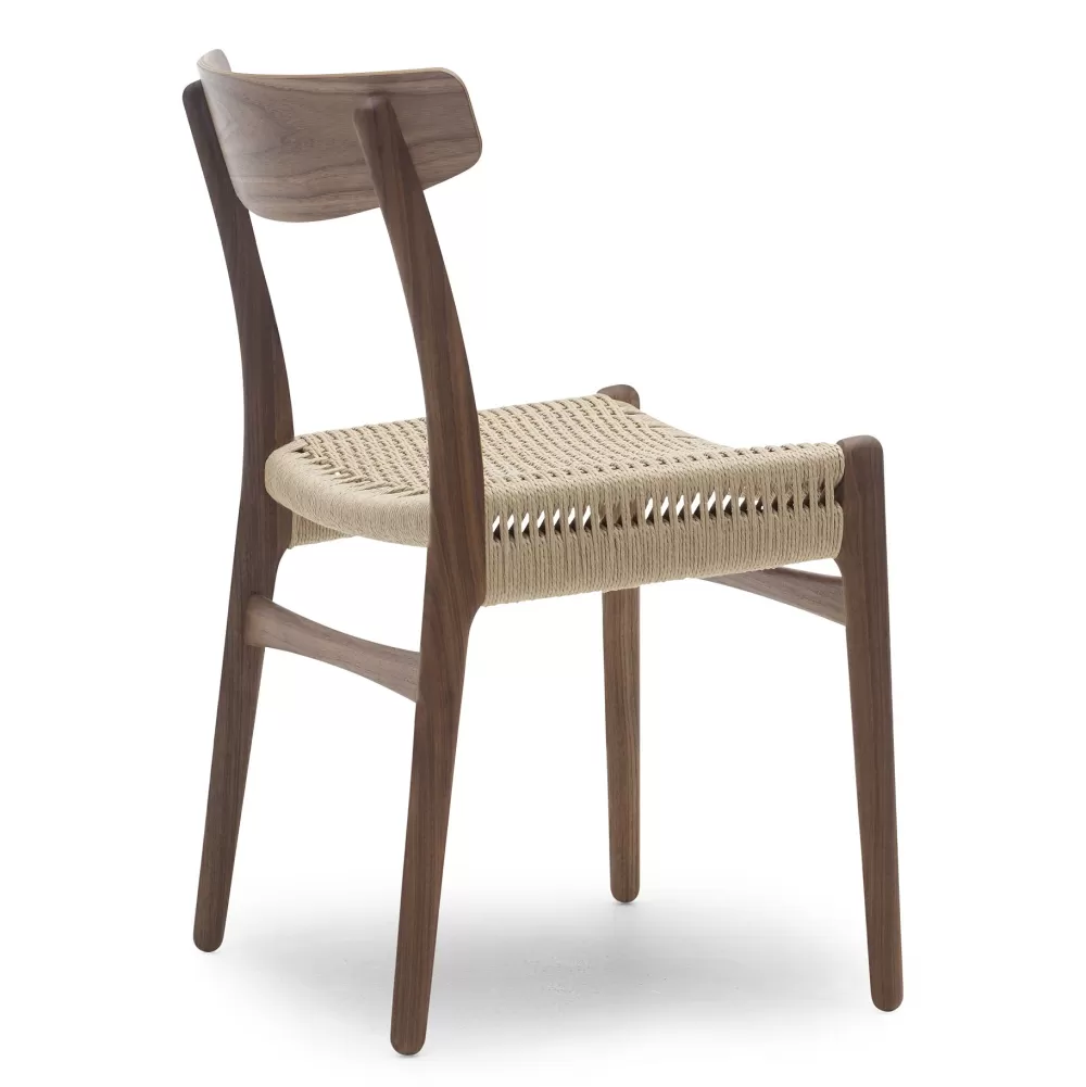 Sedie^Carl Hansen & Søn Ch23 | Sedia | Noce Oliato - Paper Cord