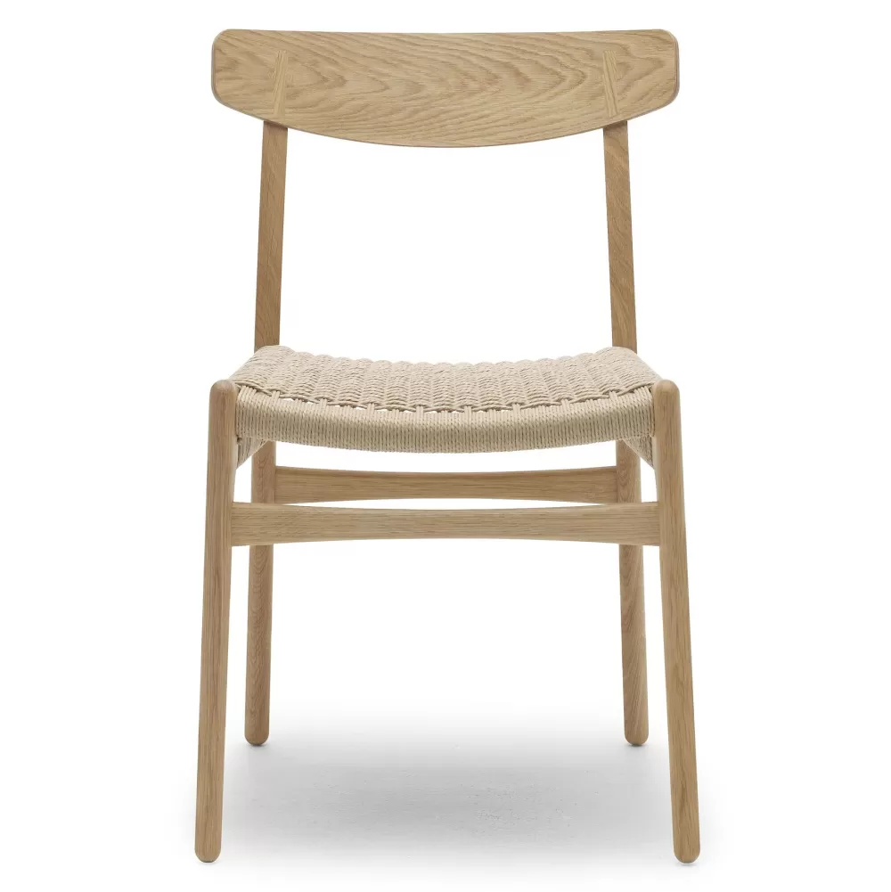 Sedie^Carl Hansen & Søn Ch23 | Sedia | Rovere Oliato - Paper Cord