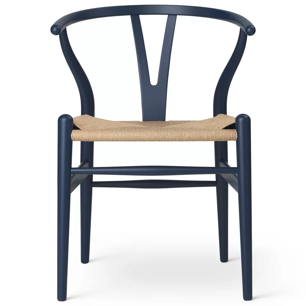 Sedie^Carl Hansen & Søn Ch24 Wishbone Chair Soft | Faggio Blu