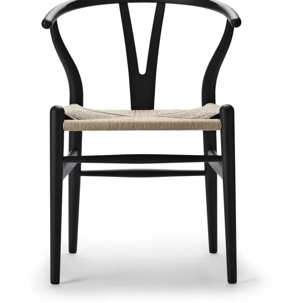Sedie^Carl Hansen & Søn Ch24 Wishbone Chair Soft | Nero