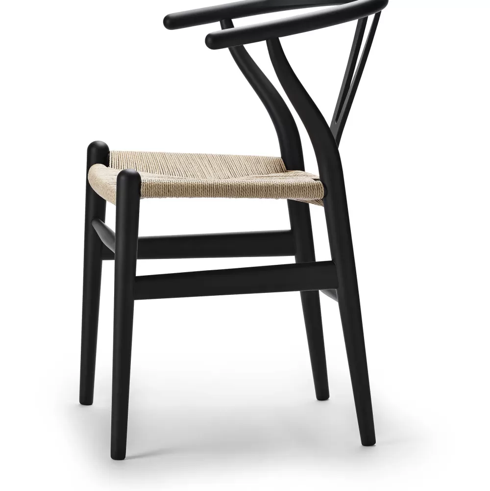 Sedie^Carl Hansen & Søn Ch24 Wishbone Chair Soft | Nero