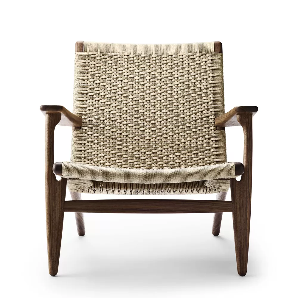 Poltrone Singole^Carl Hansen & Søn Ch25 | Poltrona | Noce - Paper Cord